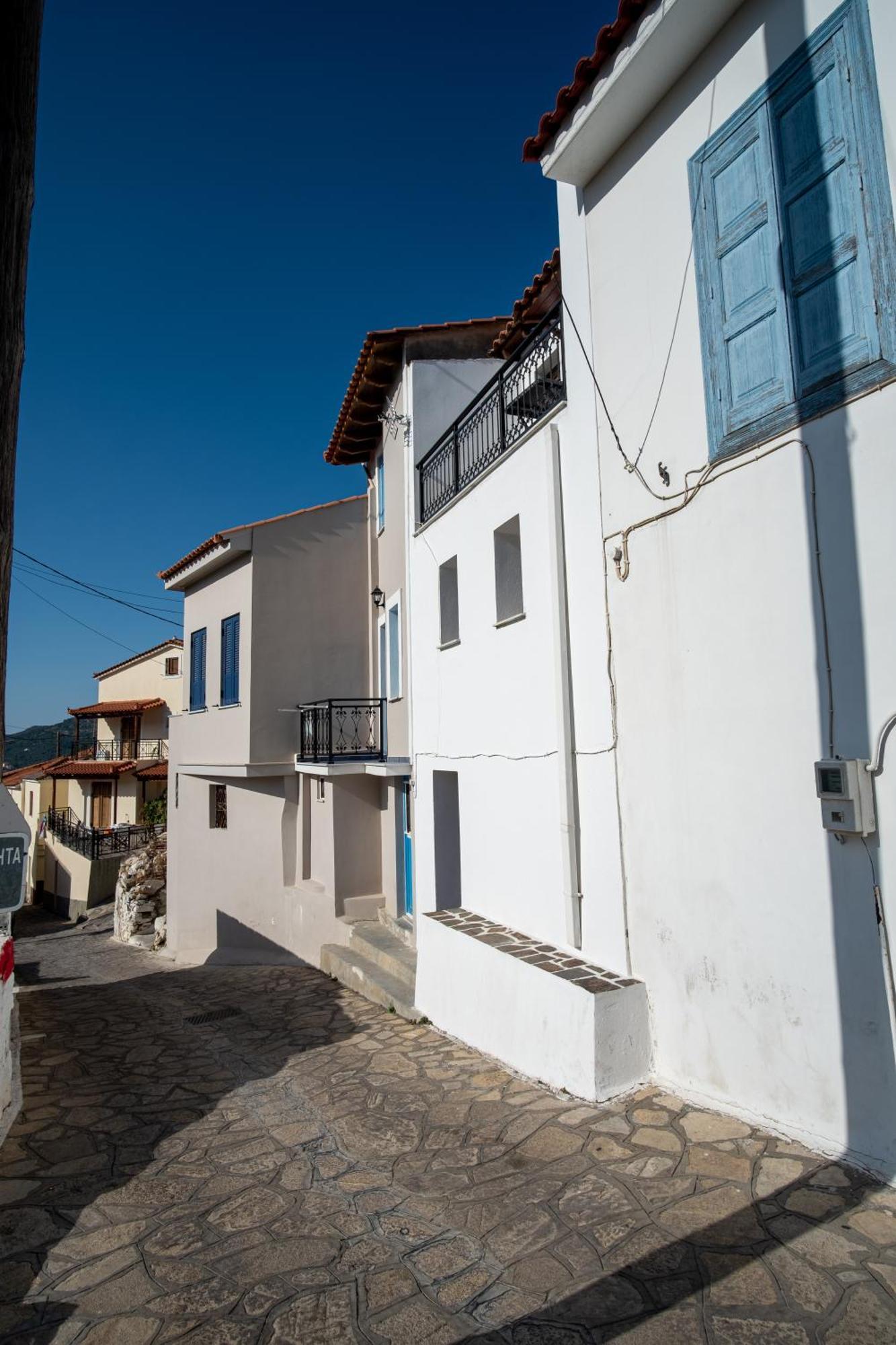 Billy'S Stonehouse Villa Samos Town Bagian luar foto